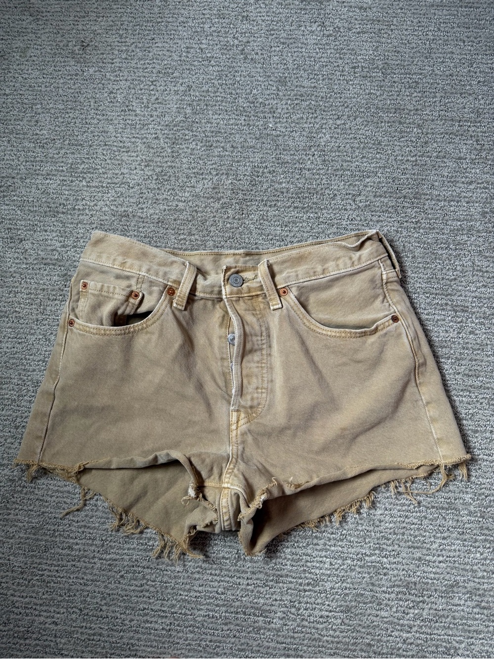 Levi’s 501 High-Rise Women's Jean Shorts in Tan